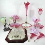 Various epergne parts