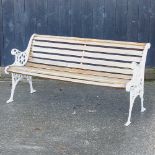 A garden bench