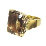 A citrine ring