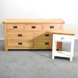 A chest and cabinet