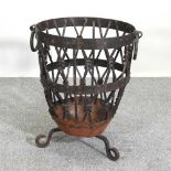 A fire basket