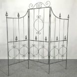 A garden screen