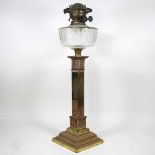 An oil lamp