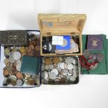 A collection of coins