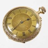 A gold pocket watch