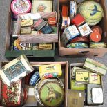 A collection of tins