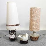 Two table lamps