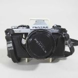A Pentax camera