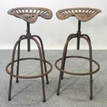A pair of stools