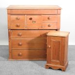 A chest and cabinet