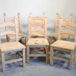 A set of chairs