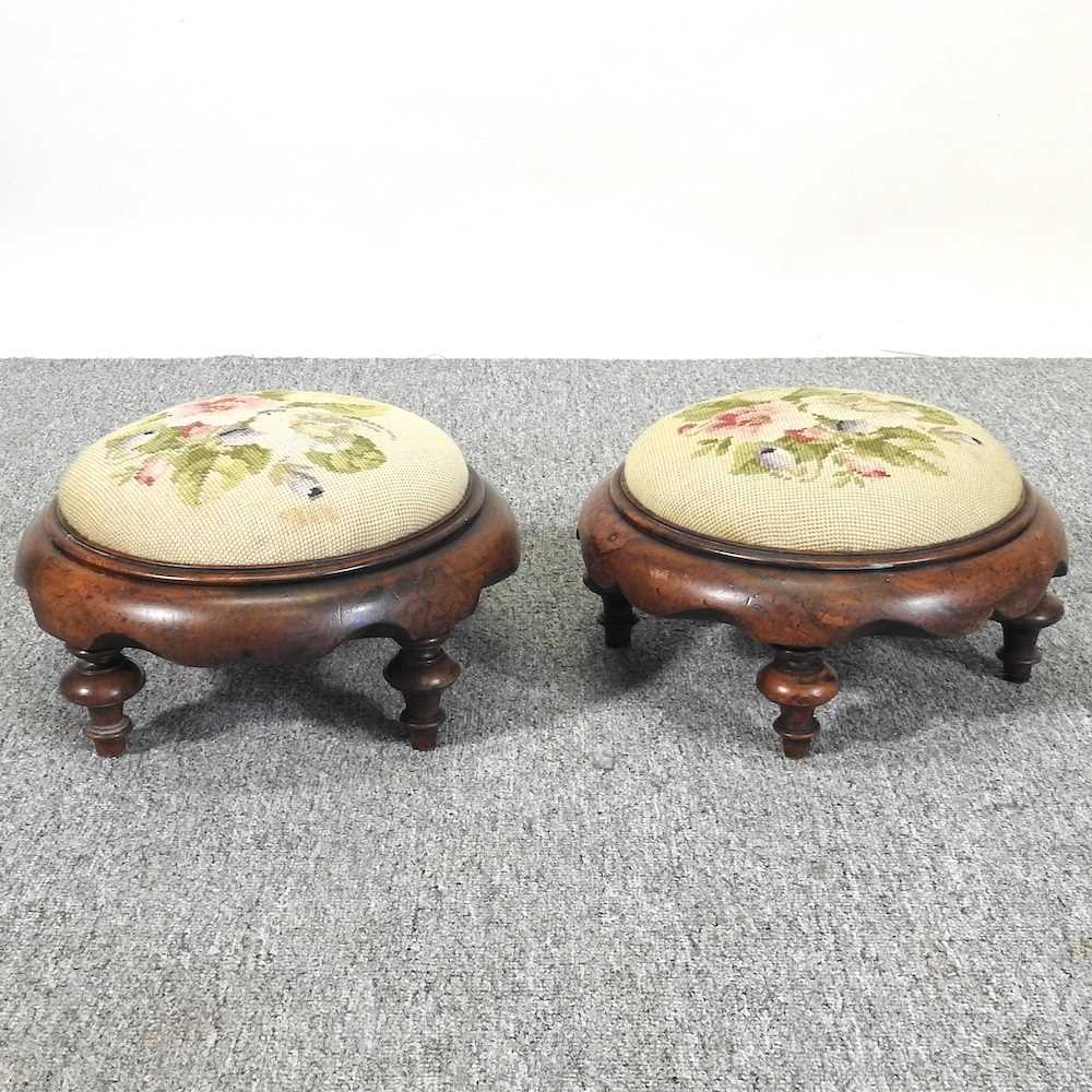 A pair of stools
