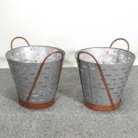 A pair of buckets
