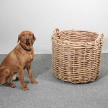 A large log basket