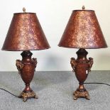 A pair of lamps