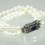 A pearl bracelet