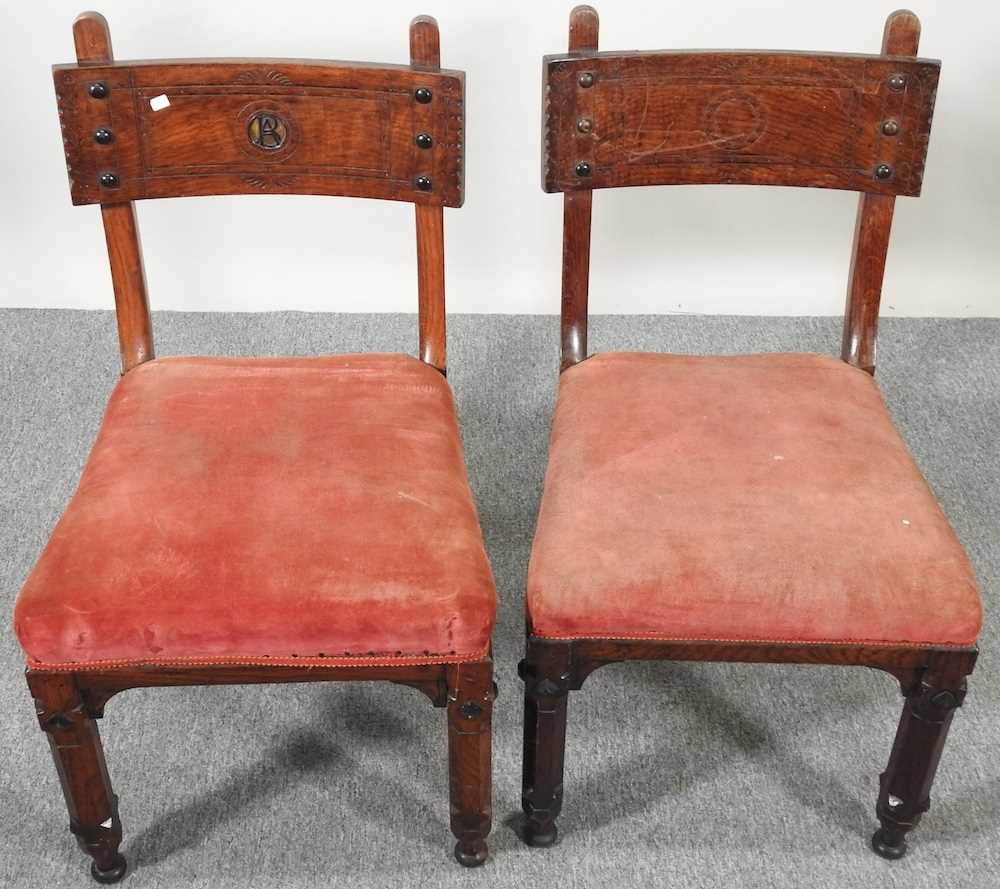 A pair of chairs - Image 2 of 5