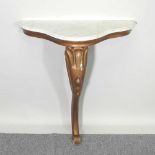 A console table