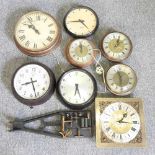 A collection of clocks