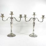 A pair of candlesticks