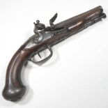A flintlock pistol