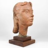 A terracotta bust