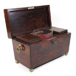 A 19th century tea caddy