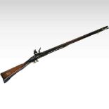 A flintlock rifle