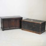 Two antique trunks