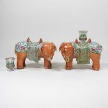 A pair of Chinese elephants