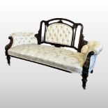 A Victorian sofa