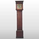 An 18th century longcase clock