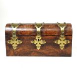 A 19th century walnut box