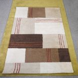 Two modern rugs