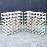 Two wine racks