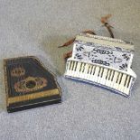 A zither and accordion
