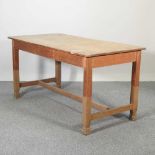 A refectory table