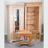 A cabinet and wardrobe
