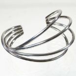 A Georg Jensen silver bangle