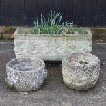 Three stone planters