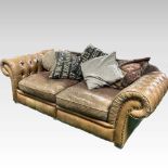 A chesterfield sofa