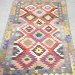 A kilim rug