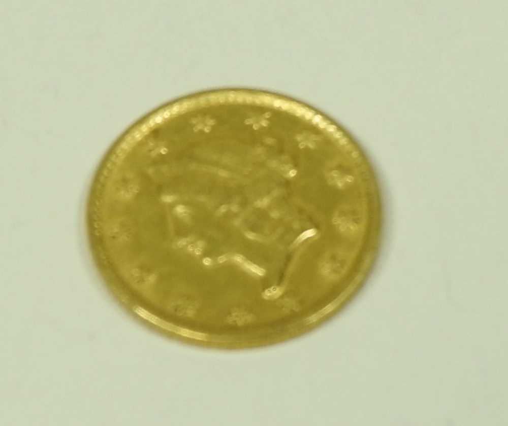 A gold dollar coin - Image 3 of 5