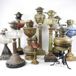 A collection of oil lamps