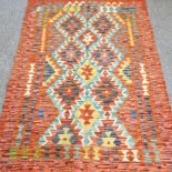 A kilim rug