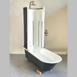 A Victorian canopy bath