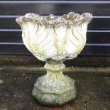 A garden urn