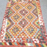 A kilim rug