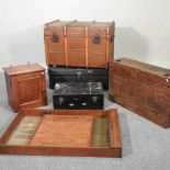 Two trunks and various chests