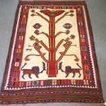 A kilim rug